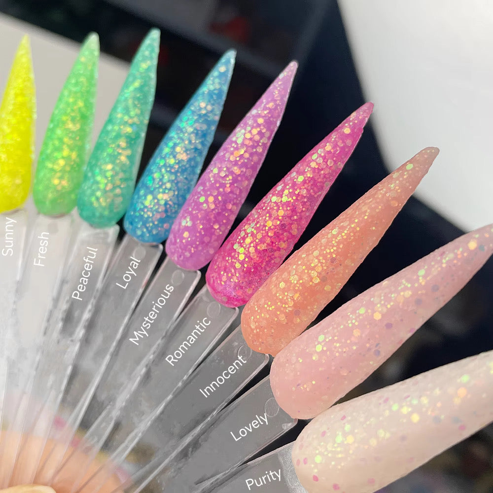Colorful Glitter collection