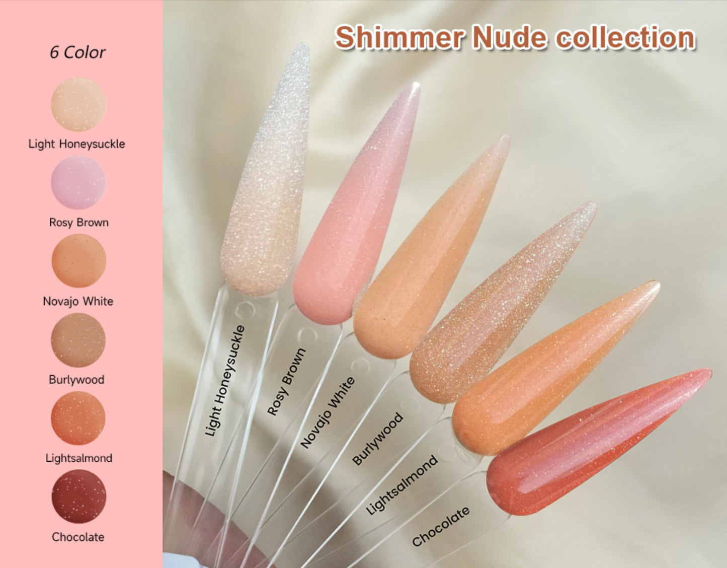Shimmer nude collection